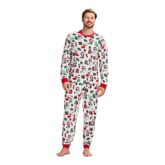 NWT Bluey Family Sleep Men's 2-Piece Pajama Set - Picture 1 of 6